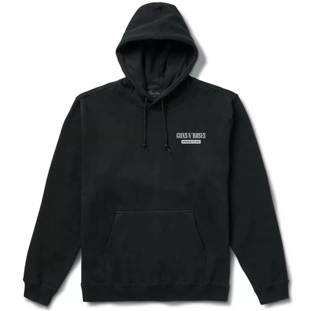 Primitive Skateboarding X Guns N Roses Sunset Black Hoodie Size Small Brand New
